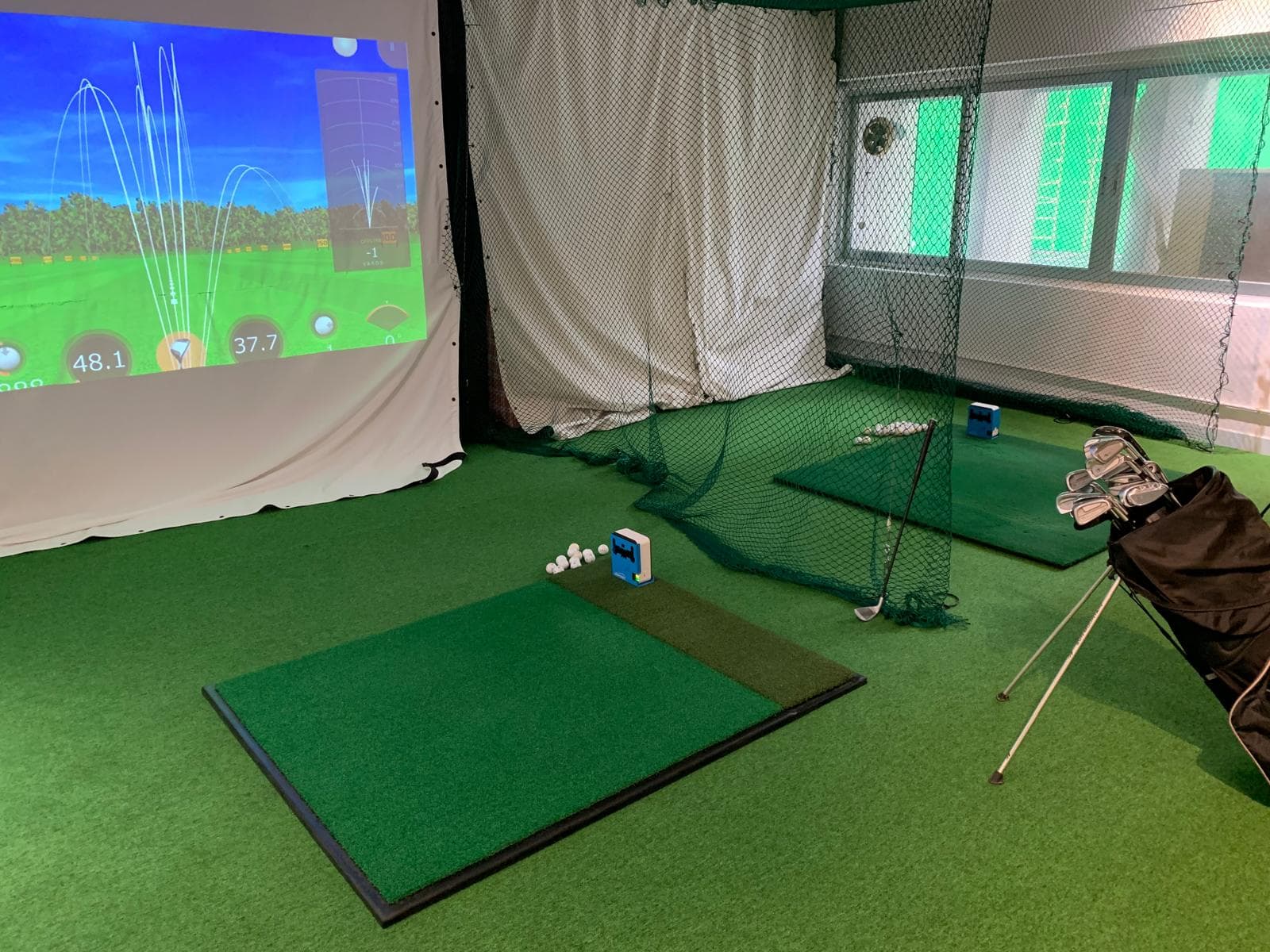 Interior of the Golf Partners studio in Central